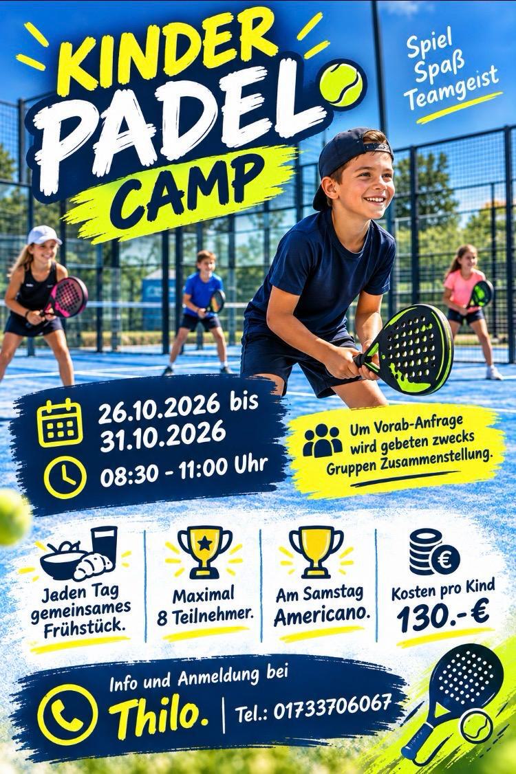 Padelcamp für Kinder