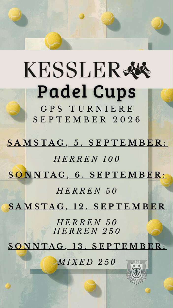Turniere im September